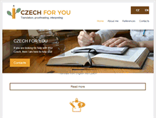 Tablet Screenshot of cztranslation.com